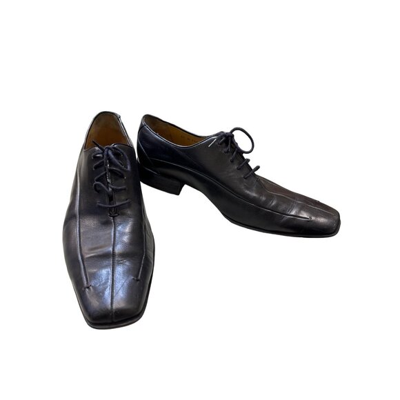Aventura men’s black leather shoes oxfords size 9.5M SKU 3325 main image 5